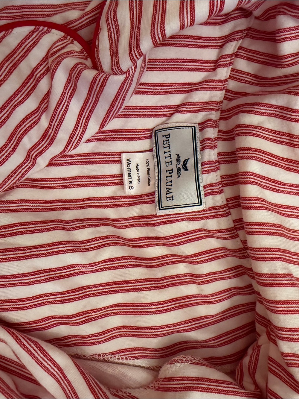 Striped Red & White Long-Sleeve Pajama Set - Picture 3 of 5